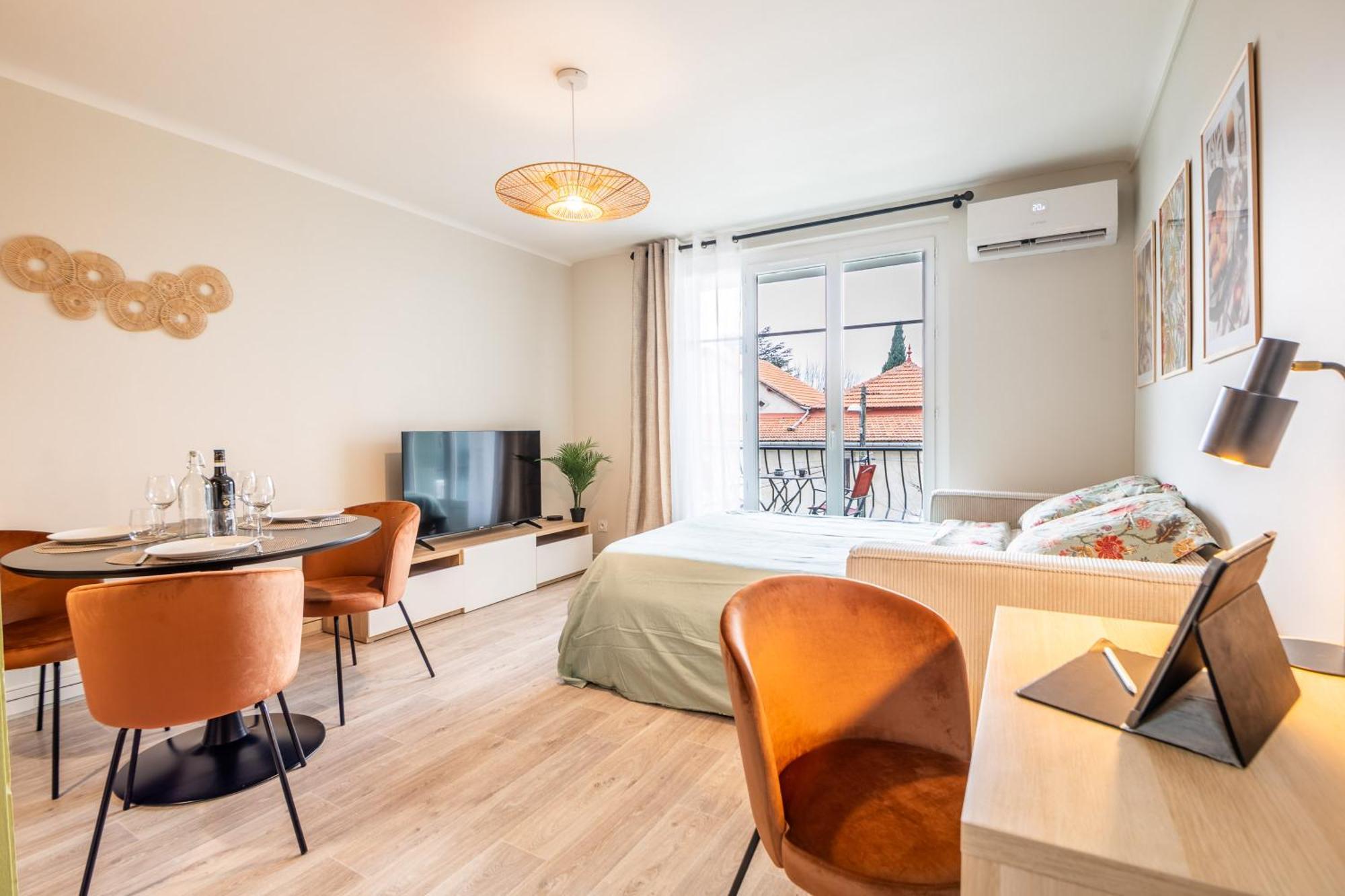 Apartament Au Calme De L'Iris - Clim - Garage - Wifi - Tramway Awinion Zewnętrze zdjęcie