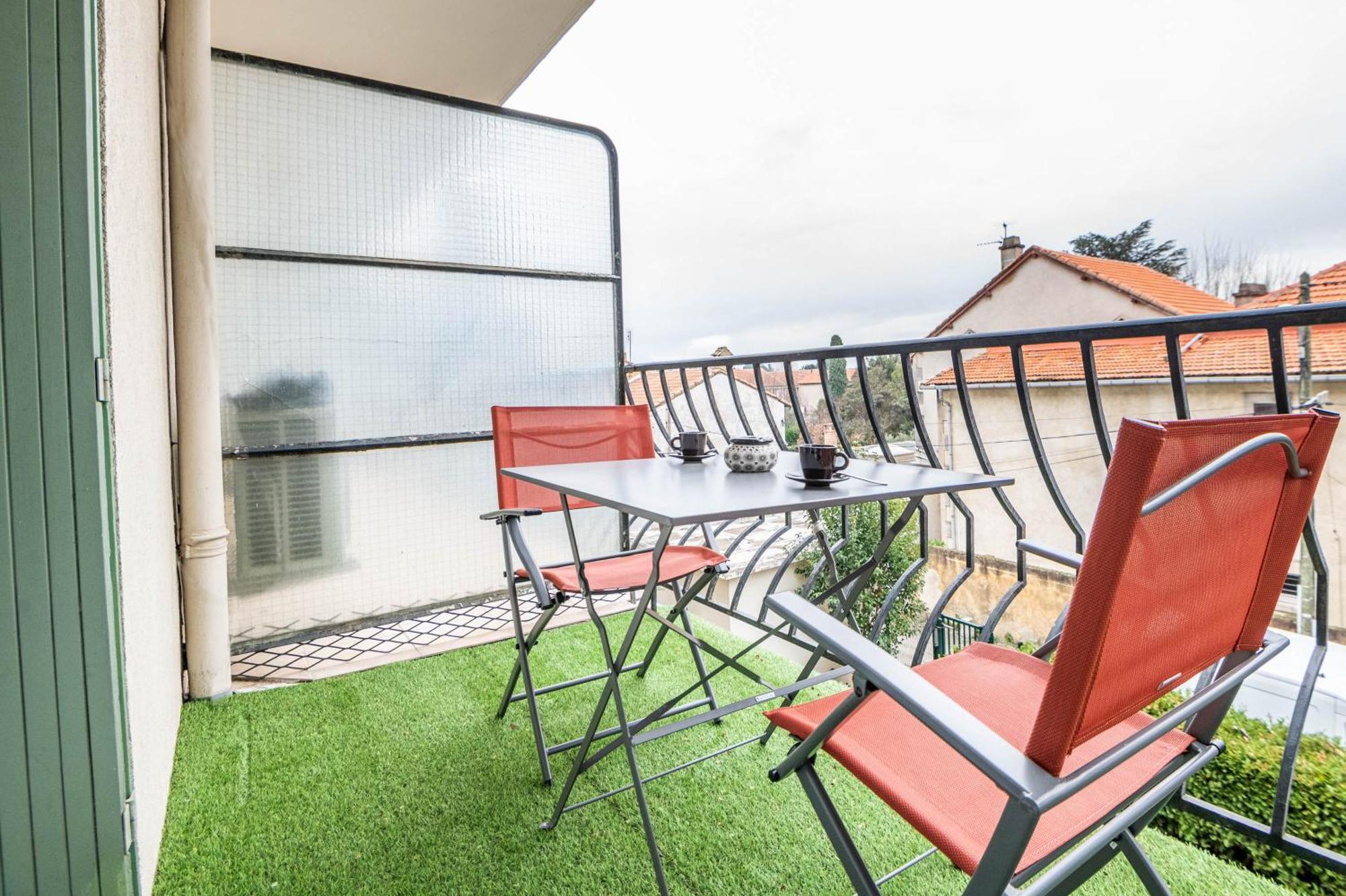 Apartament Au Calme De L'Iris - Clim - Garage - Wifi - Tramway Awinion Zewnętrze zdjęcie